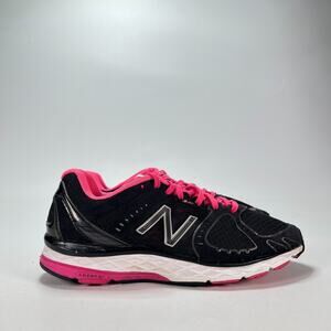 New Balance 790v1 Black Pink Lace Up Athletic Running Shoes Women's Size 7.5